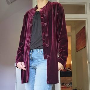 Velvet slinky sweater